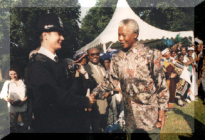 James Bothwell with Nelson Mandela